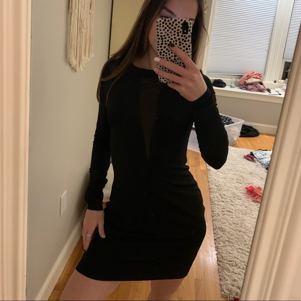 Black long sleeve dress from EXPRESS